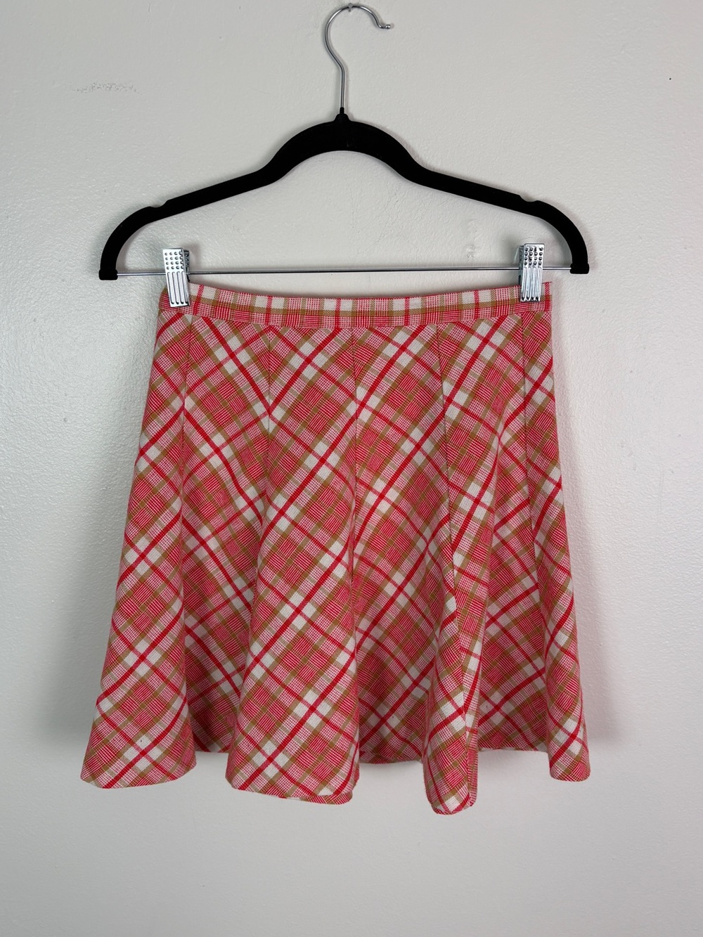 VTG 60s Plaid Mod Miniskirt with Twee Vibes